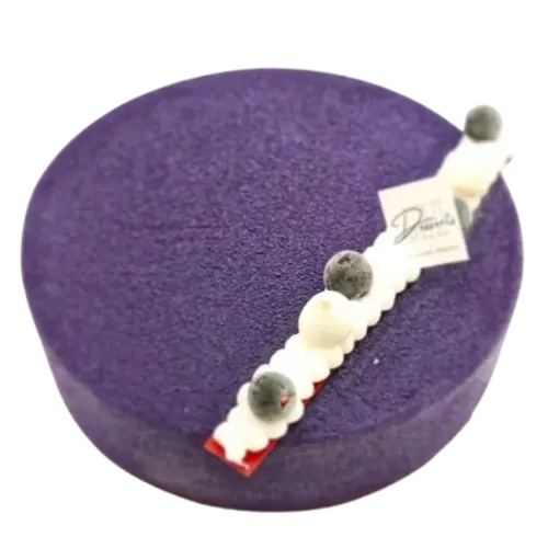 Entremet coco-cassis du Julien Herman au Mans